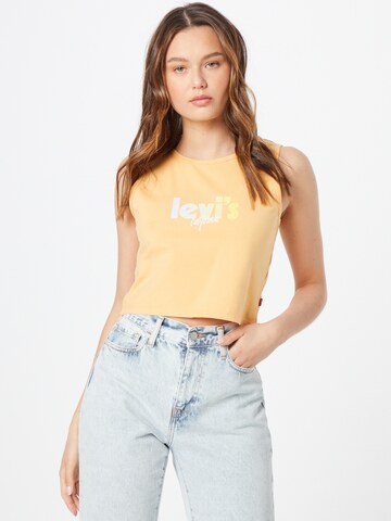 Top 'GRAPHIC STELLAR CROP TNK YELLOWS/ORANGES' de la LEVI'S ® pe portocaliu: față