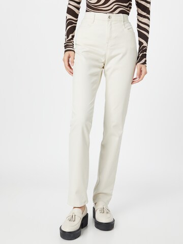 Coupe slim Pantalon 'MARY' BRAX en blanc : devant