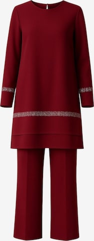 fashionshowcase Broekpak 'NEVRA' in Rood: voorkant