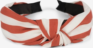 styleBREAKER Haarschmuck 'Haarreif mit Streifen Muster' in Braun: Vorderseite