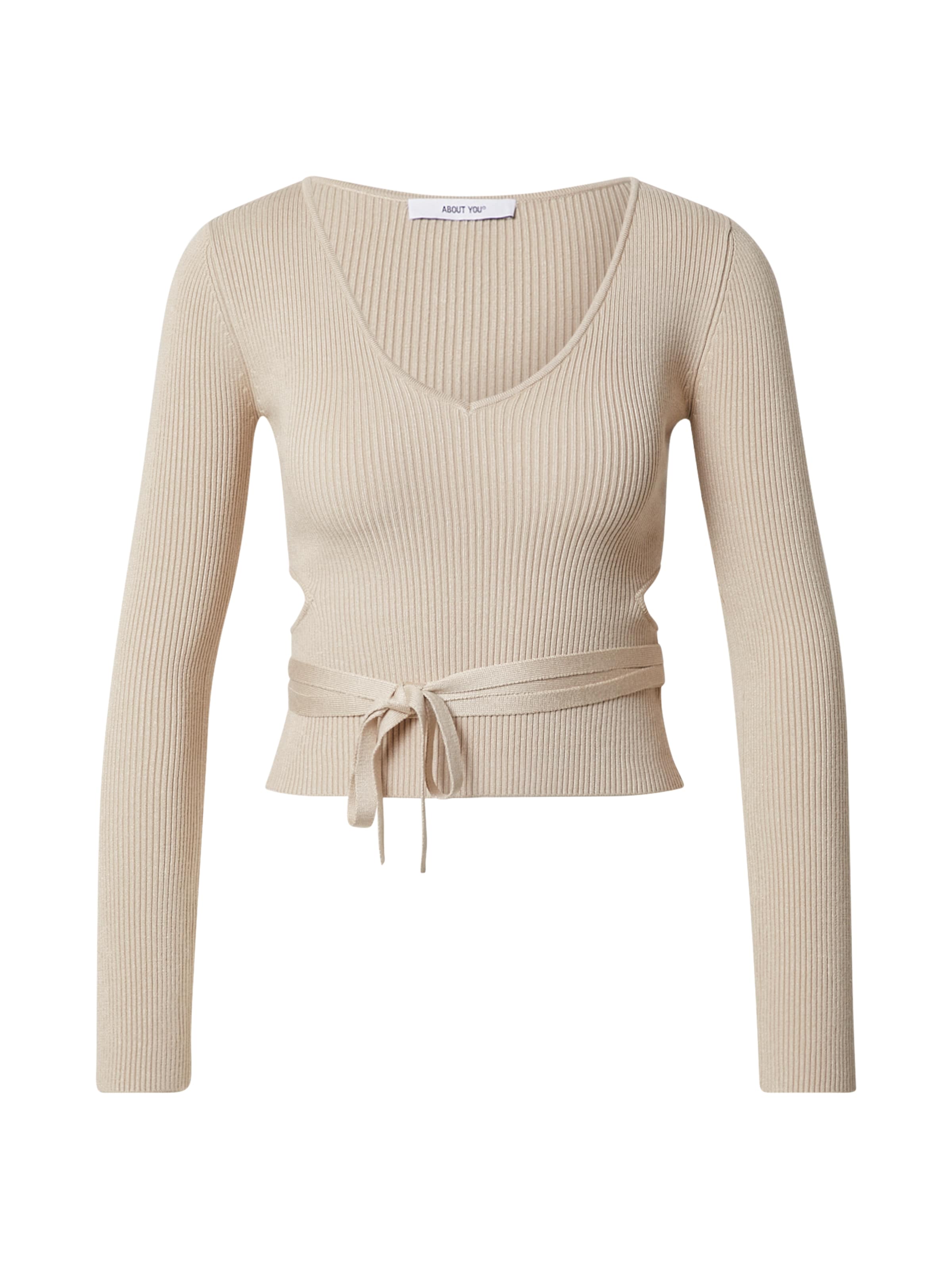 ABOUT YOU Μπλουζάκι 'Biba' σε μπεζ: μπροστά