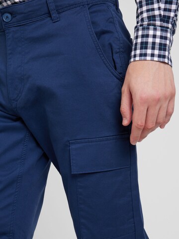 BLEND Regular Cargo Pants in Blue