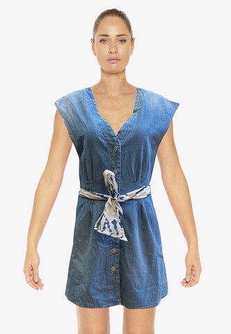 Le Temps Des Cerises Dress 'MILDURA' in Blue: front