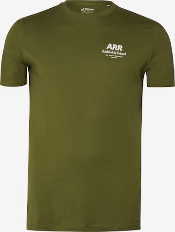 s.Oliver Shirt in Groen: voorkant