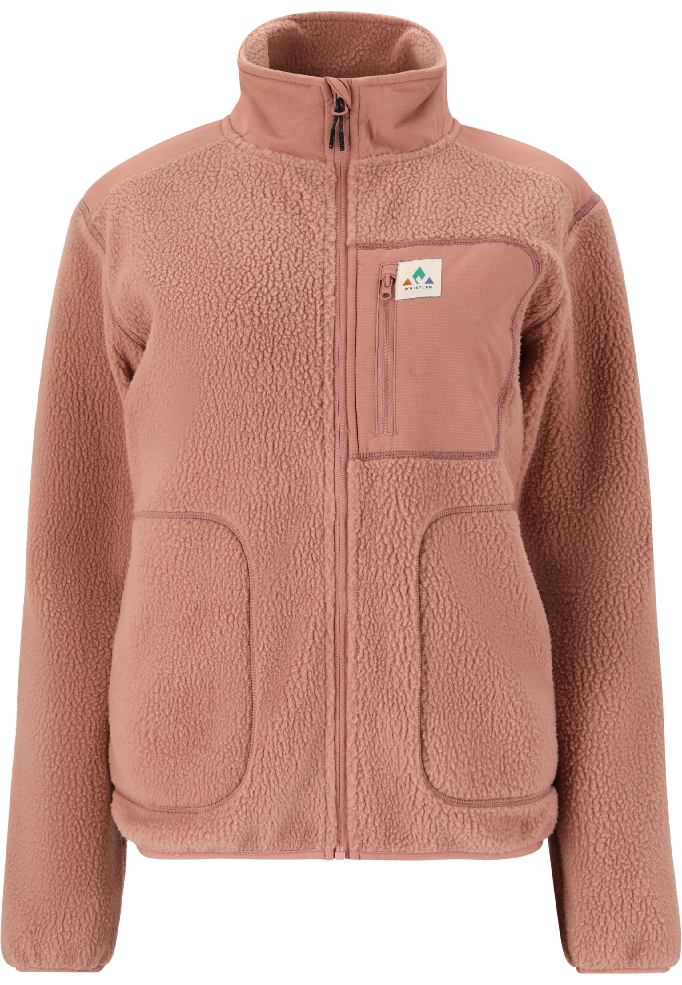 Whistler Fleecejacke Felis in Rot: Vorderseite