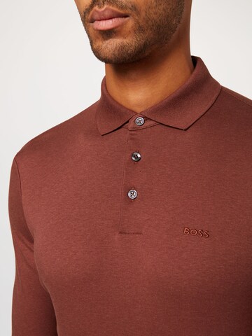 BOSS Shirt 'Pado 30' in Brown