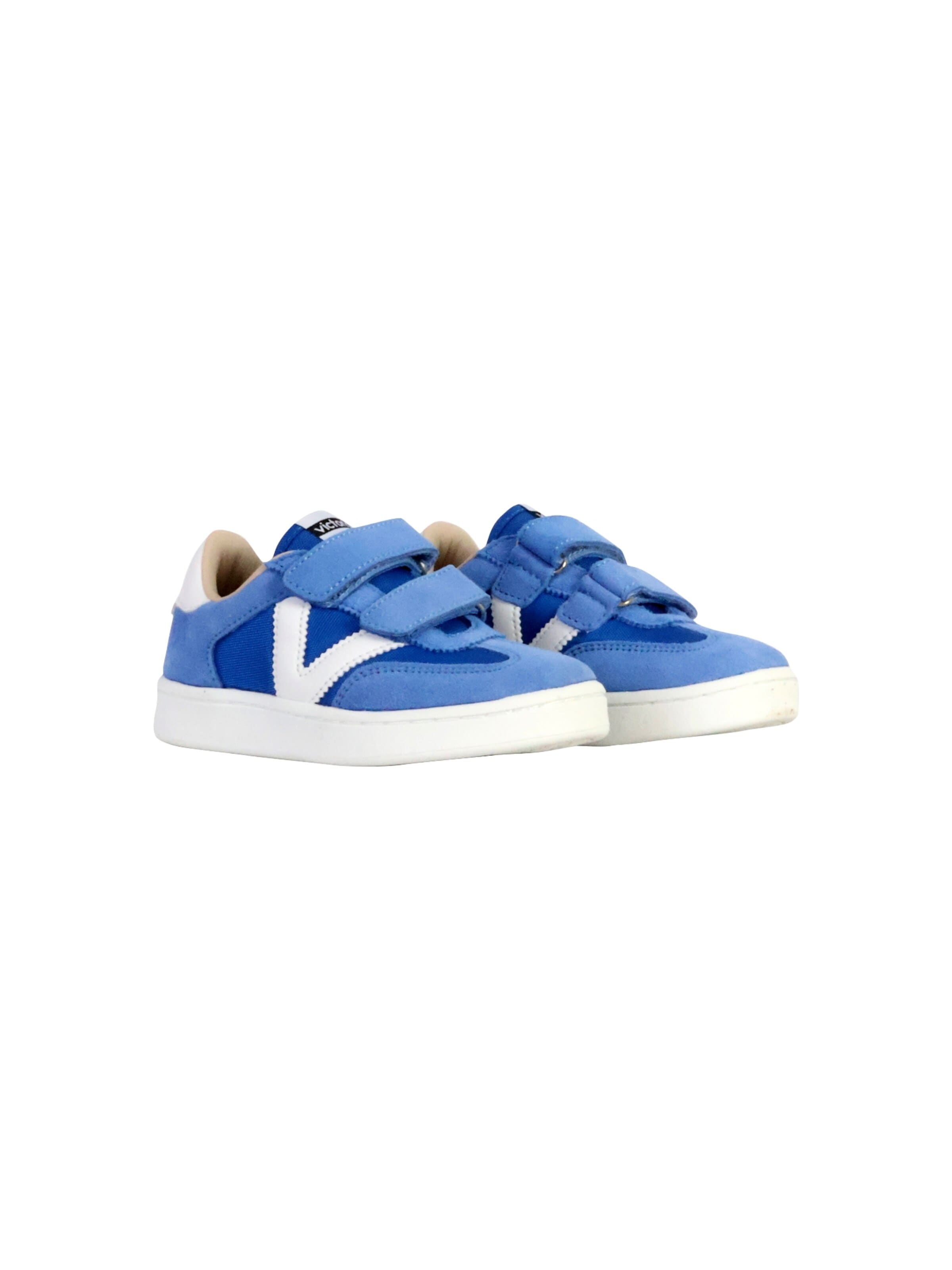 victoria - Zapatillas deportivas 'Niedrige Ledersneaker für Kinder' en azul