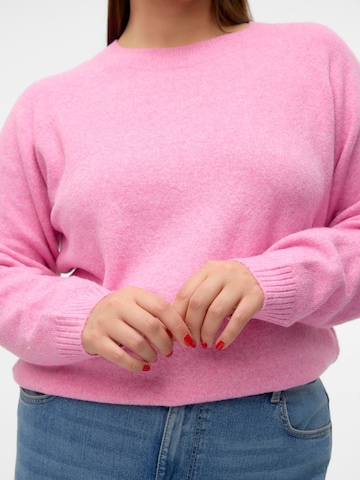 Vero Moda Curve Sweater 'VMCDOFFY' in Pink