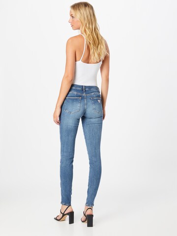 GUESS Skinny Jeans 'Curve X' in Blauw