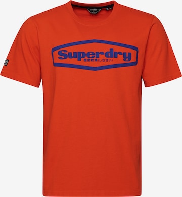 Superdry Shirt 'Game On 90s' in Oranje: voorkant