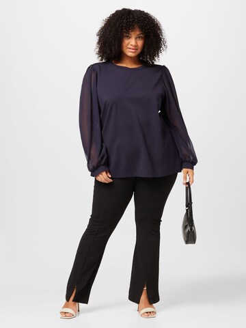 Persona by Marina Rinaldi Blouse 'OFF' in Blue