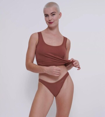 SLOGGI Panty 'GO' in Brown