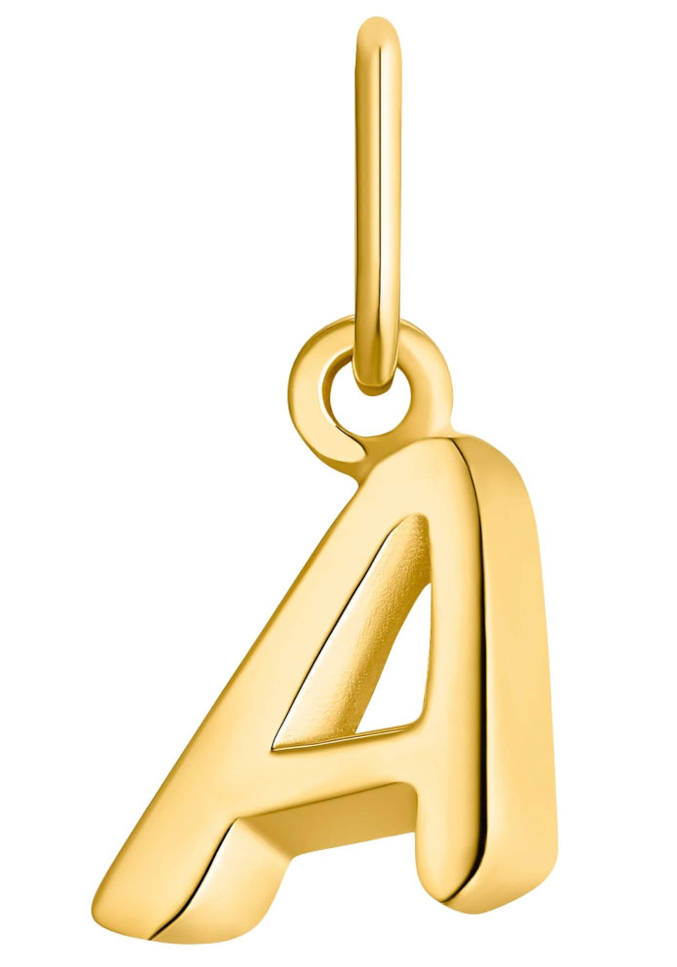 AMOR Pendant in Gold: front