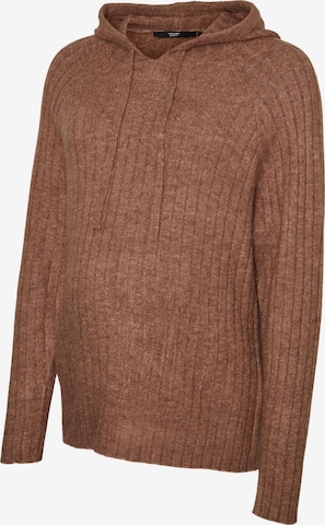 Vero Moda Maternity Sweater 'Lulu Lefile' in Brown: front