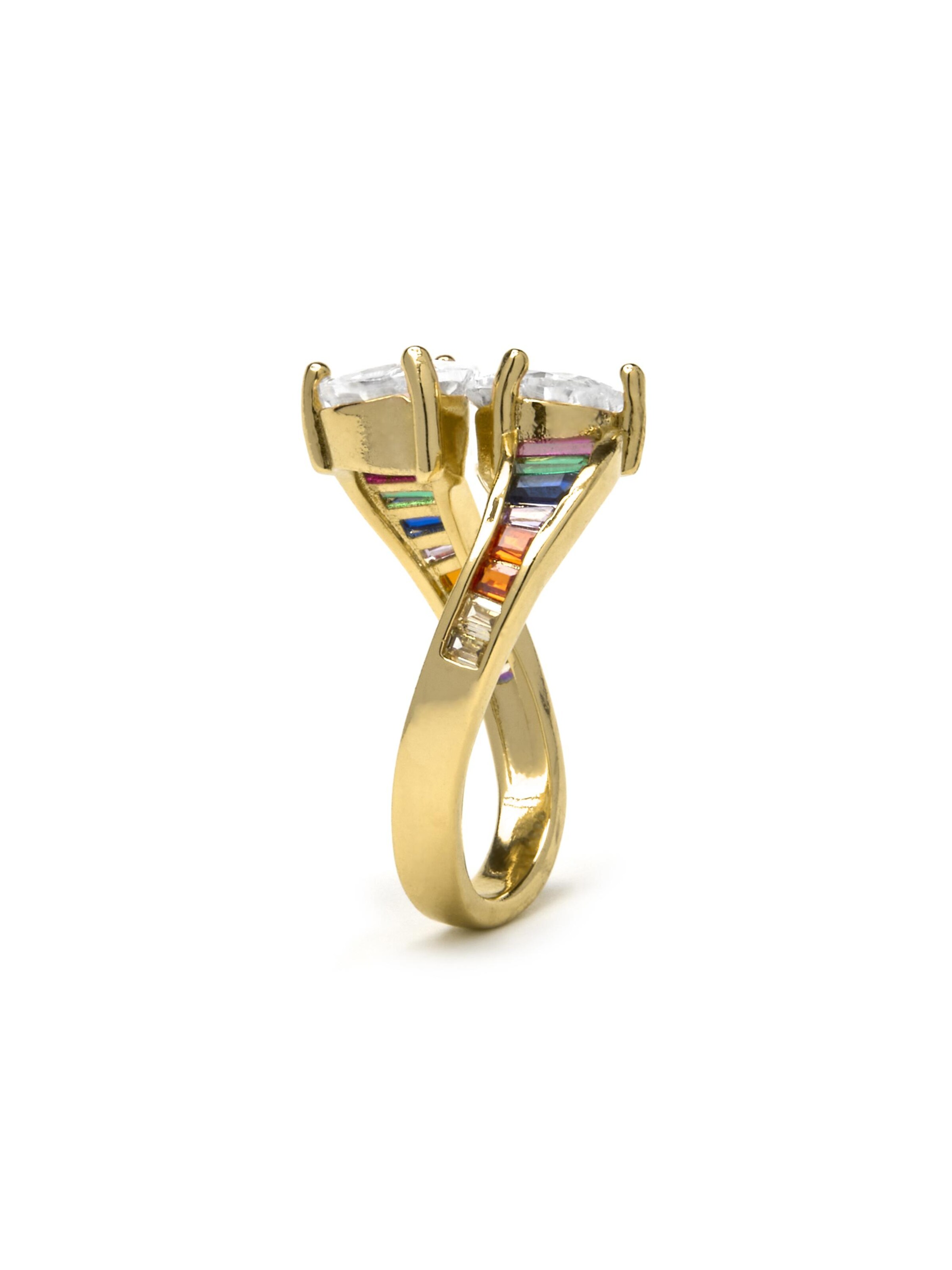 Luxenter - Anillo 'Darbia' en Mezcla de colores