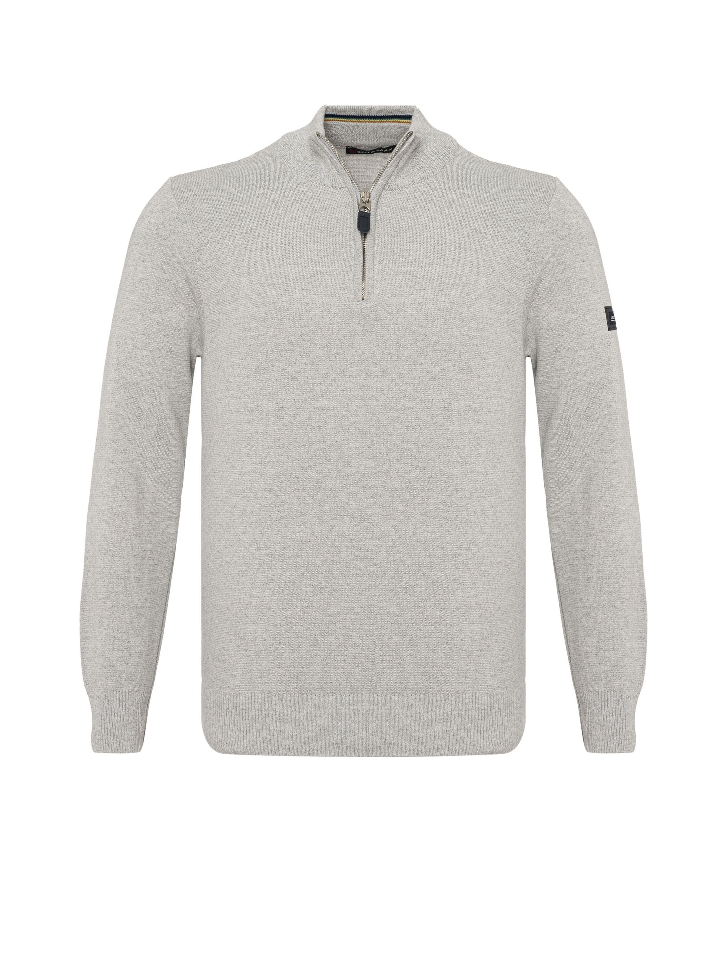 Pull-over 'CP290' CIPO & BAXX en gris : devant