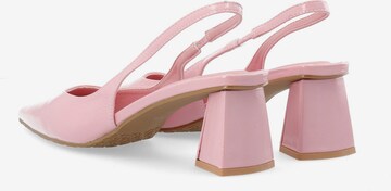 Bianco Slingback Pumps in Pink