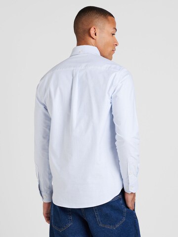 Les Deux Regular fit Overhemd 'Konrad' in Blauw