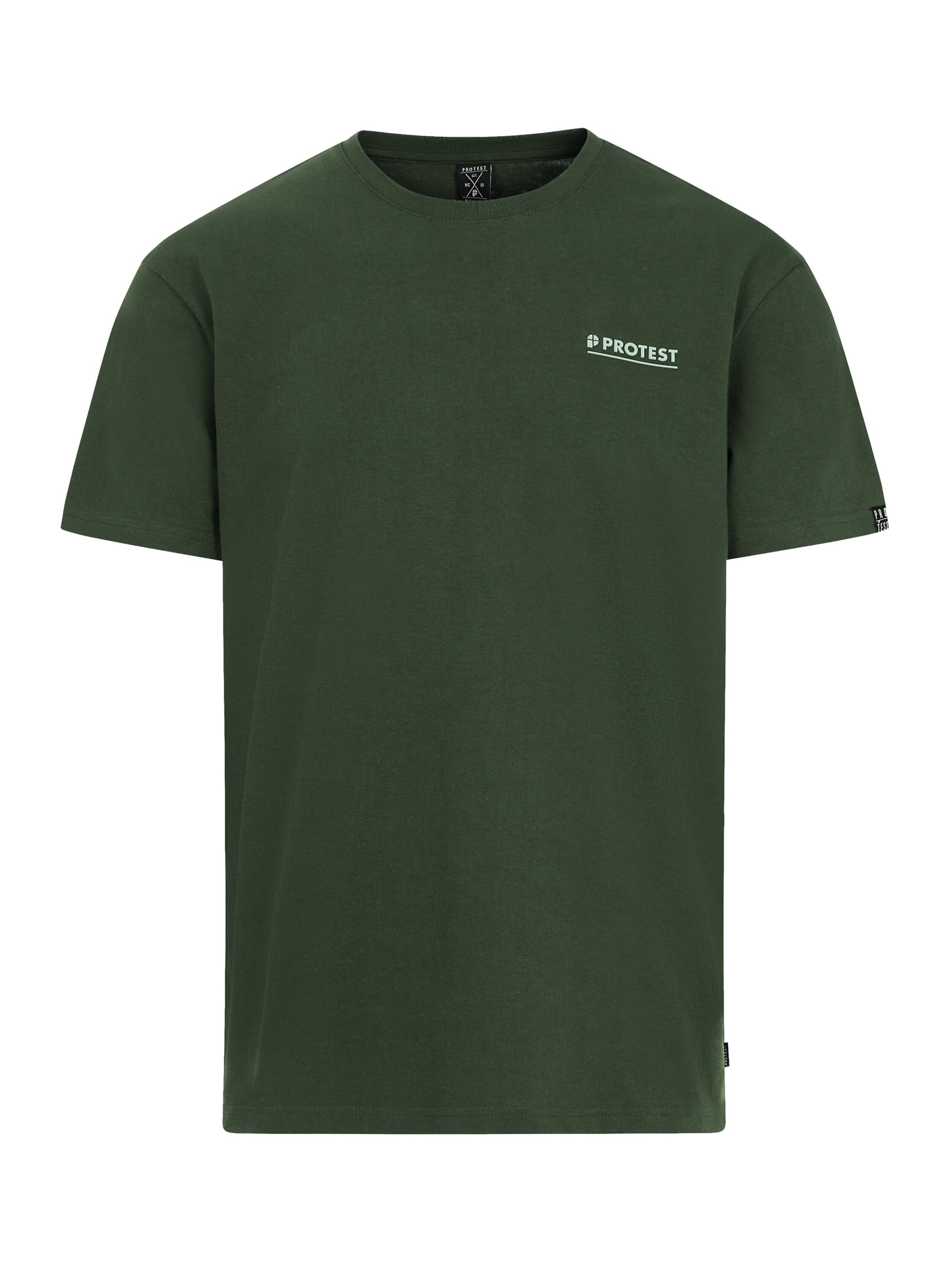 PROTEST Shirt 'PRTROCKO' in S/Regular in de kleur Olijfgroen, Productweergave