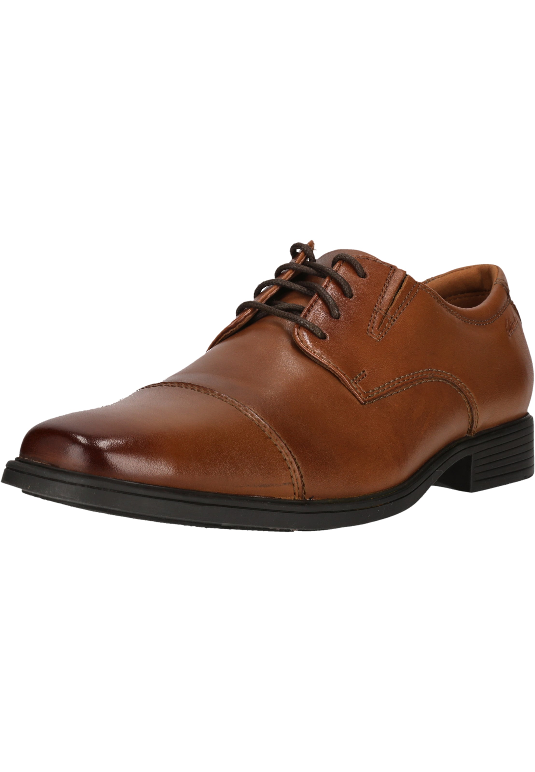 CLARKS Schnürschuhe 'Tilden Cap' in braun, Produktansicht