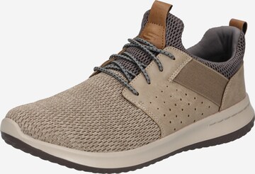 Baskets basses 'Deslon Camben' SKECHERS en beige : devant