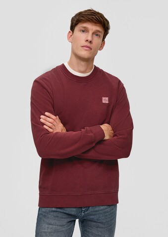 s.Oliver Sweatshirt in Rot: Vorderseite