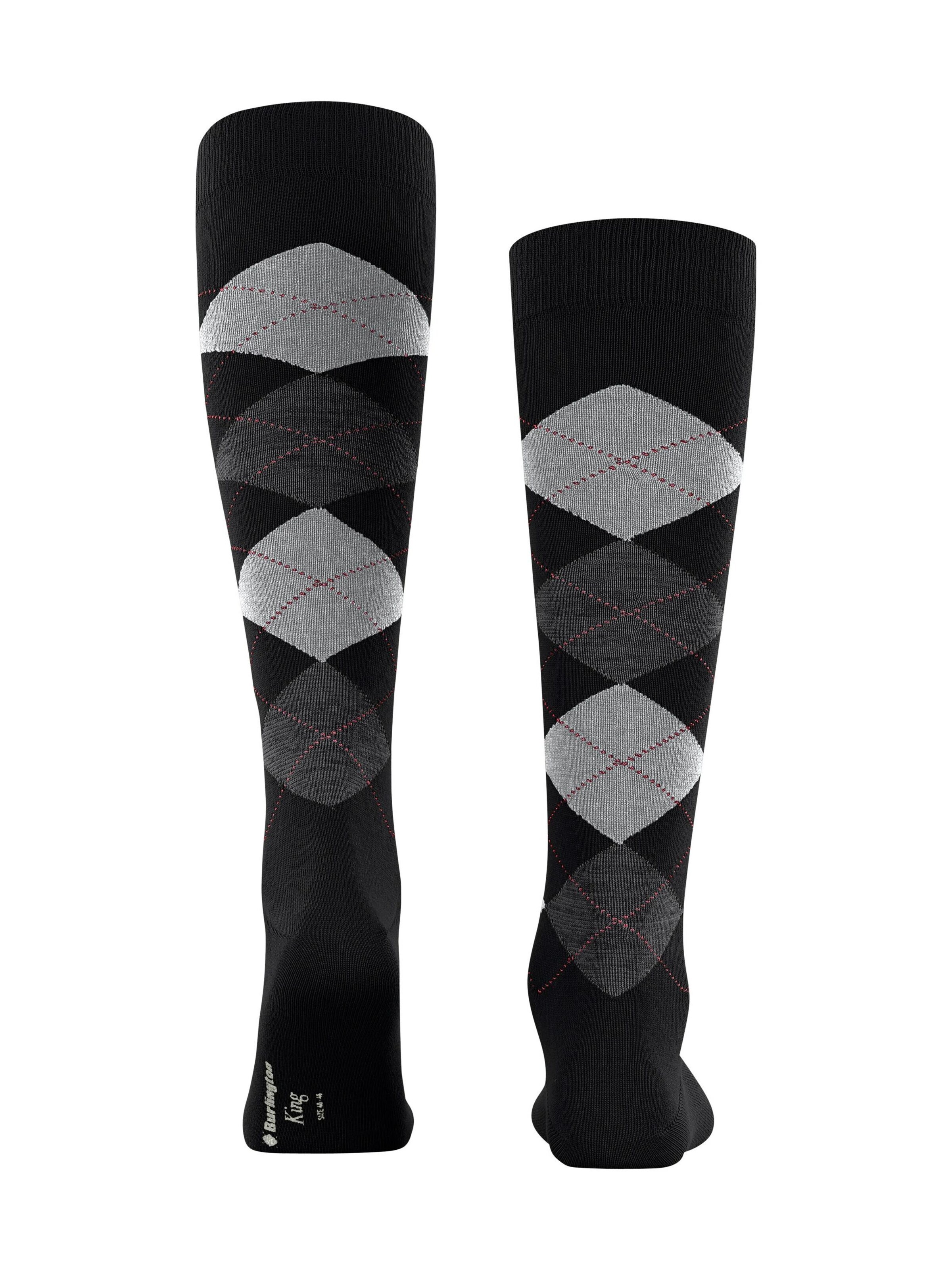 BURLINGTON Kniestrümpfe 'King'‌‌ in Schwarz
