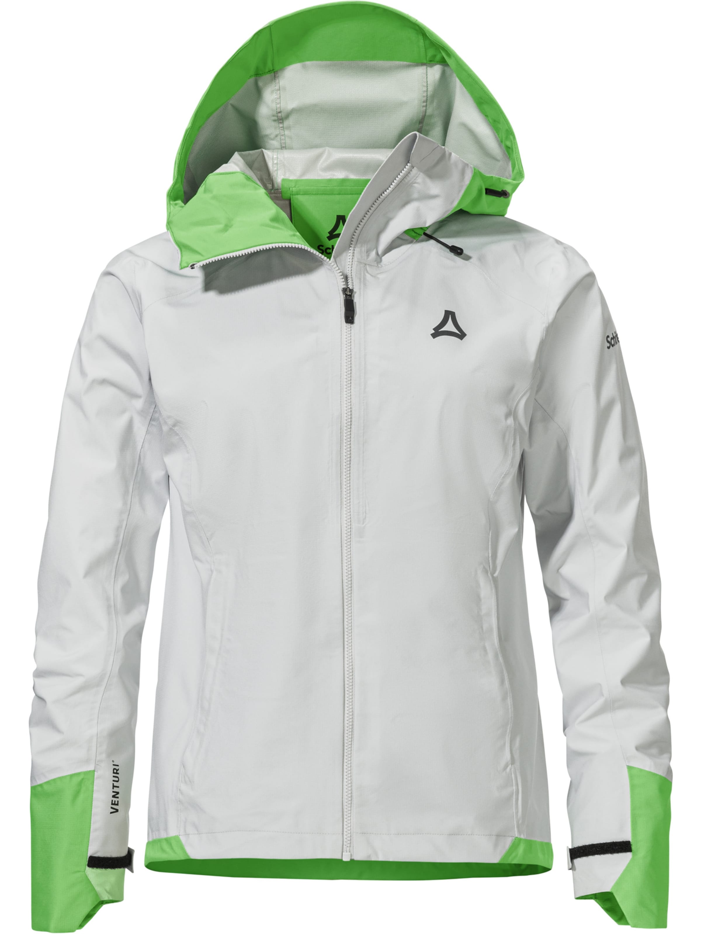 Schöffel Outdoorjas 'Tajiva WMN' in Grijs: voorkant