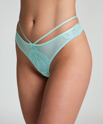 String 'Ashley' Hunkemöller en bleu : devant