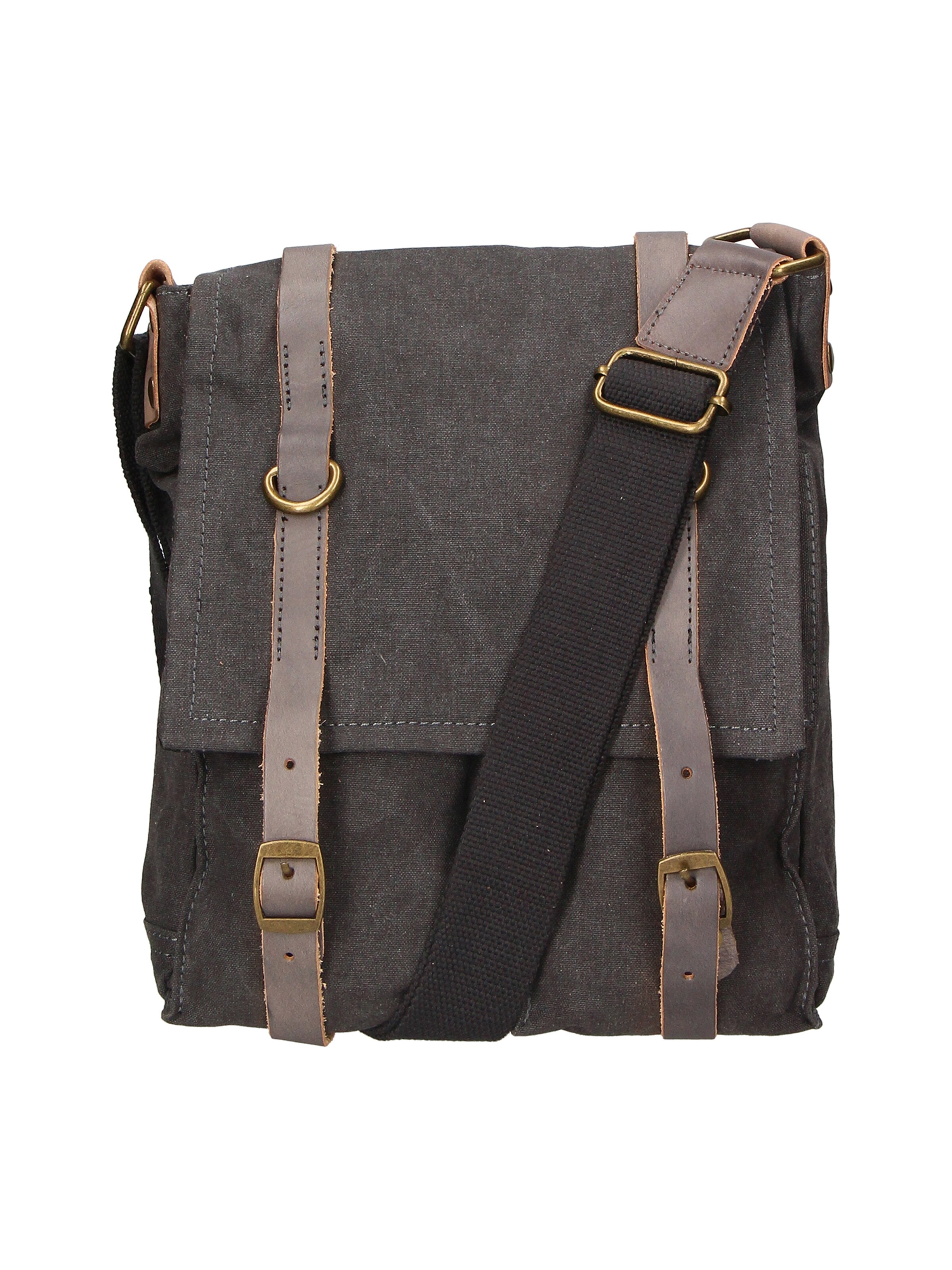 Borsa a tracolla di Gave Lux in nero: frontale