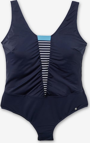 SHEEGO Swimsuit in Blue: front