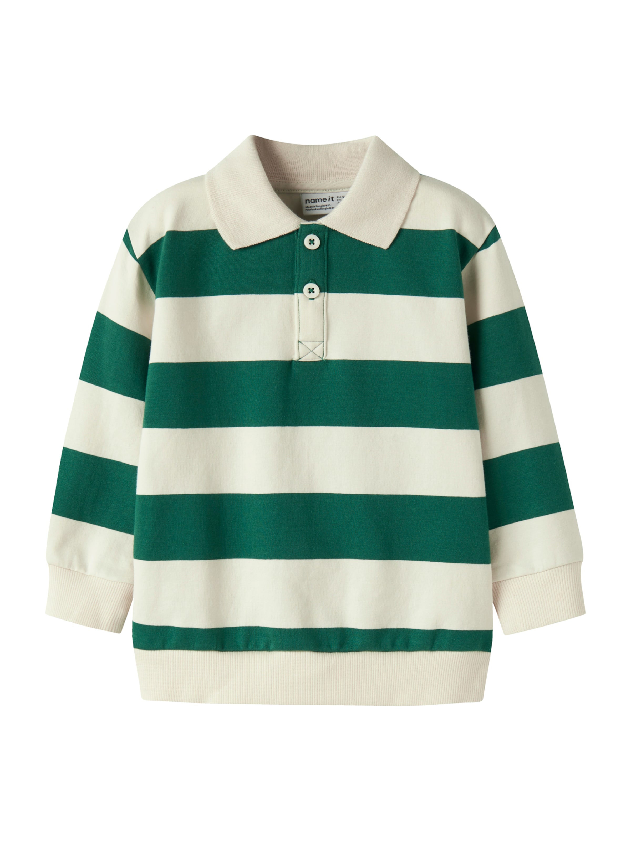 NAME IT Pullover 'NMMLEV' in Grün: Vorderseite