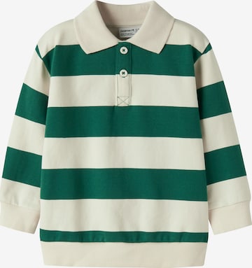 NAME IT Sweatshirt 'NMMLEV' in Groen: voorkant
