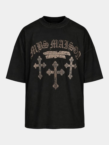 Maglietta 'La Ligne T-Shirt - T17691' di Made By Society in nero: frontale