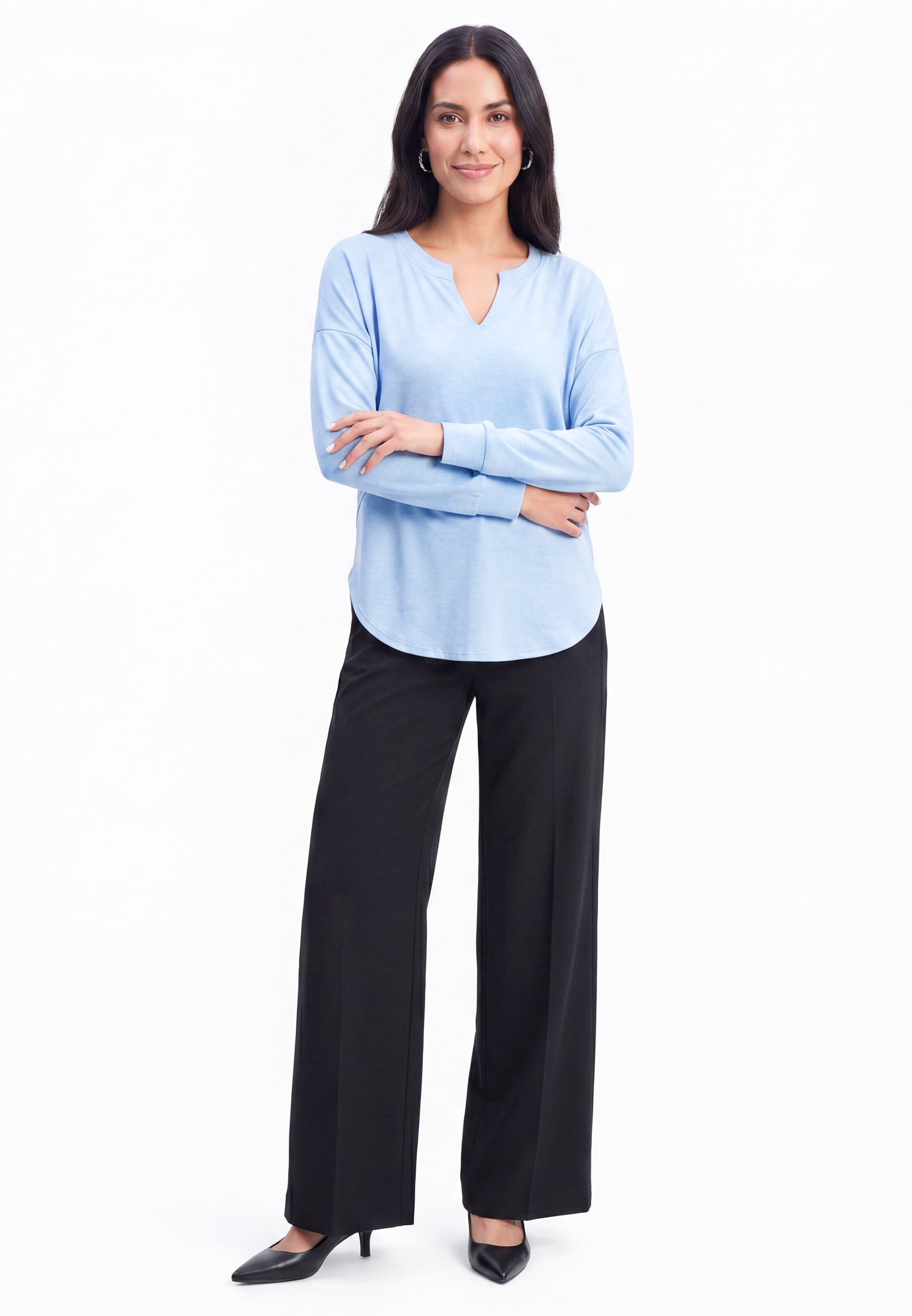 T-shirt usha BLACK LABEL en bleu