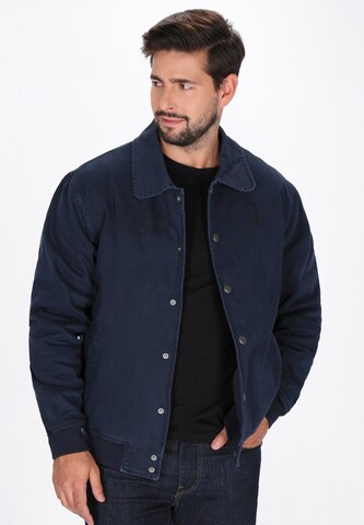 DreiMaster Vintage Between-season jacket in Blue: front