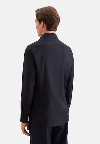 SEIDENSTICKER Slim fit Zakelijk overhemd in Zwart