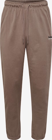 Hummel Tapered Pants 'Nate' in Brown: front