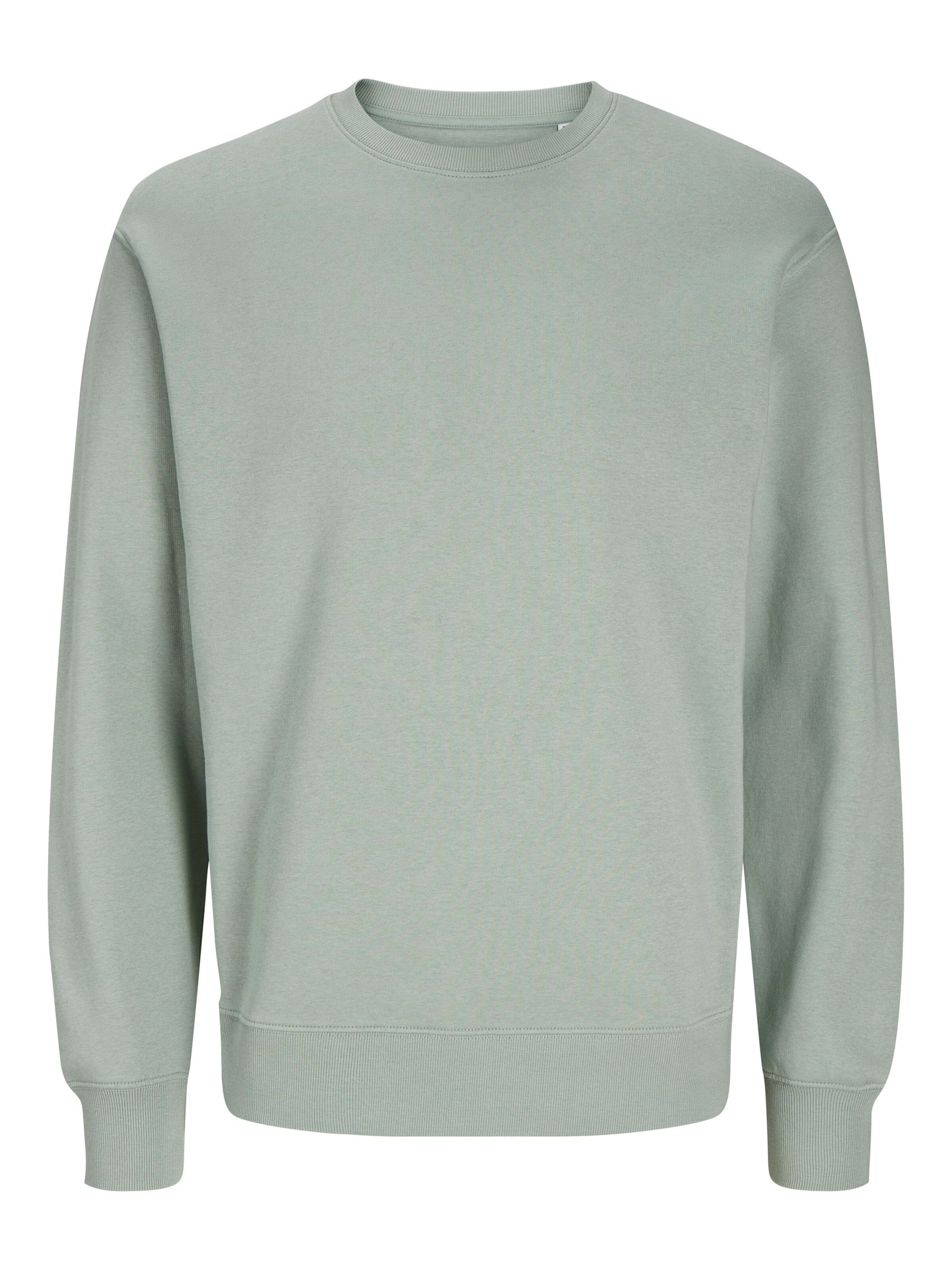Jacks & Jones Sweatshirt 'Herren Sweatshirt' in Green: front