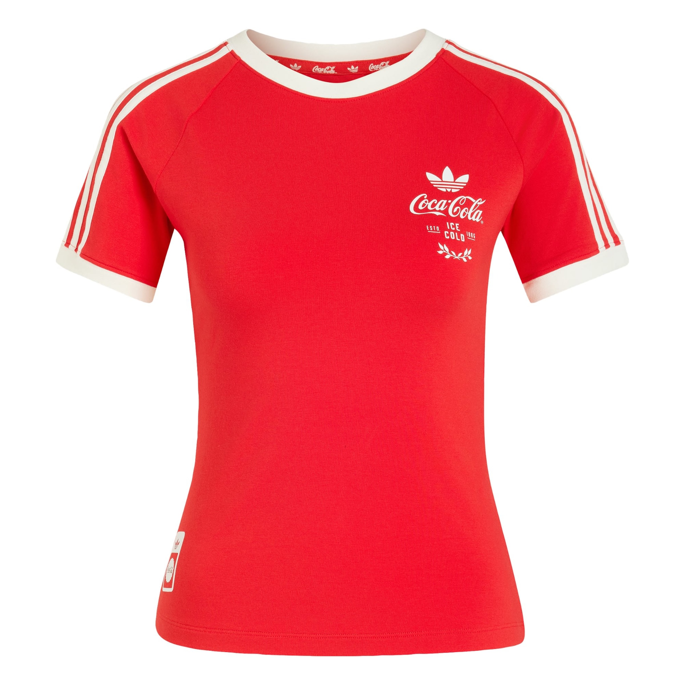 ADIDAS ORIGINALS - Camiseta en rojo: frente