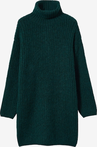 MANGO Knitted dress 'FRESA' in Green: front