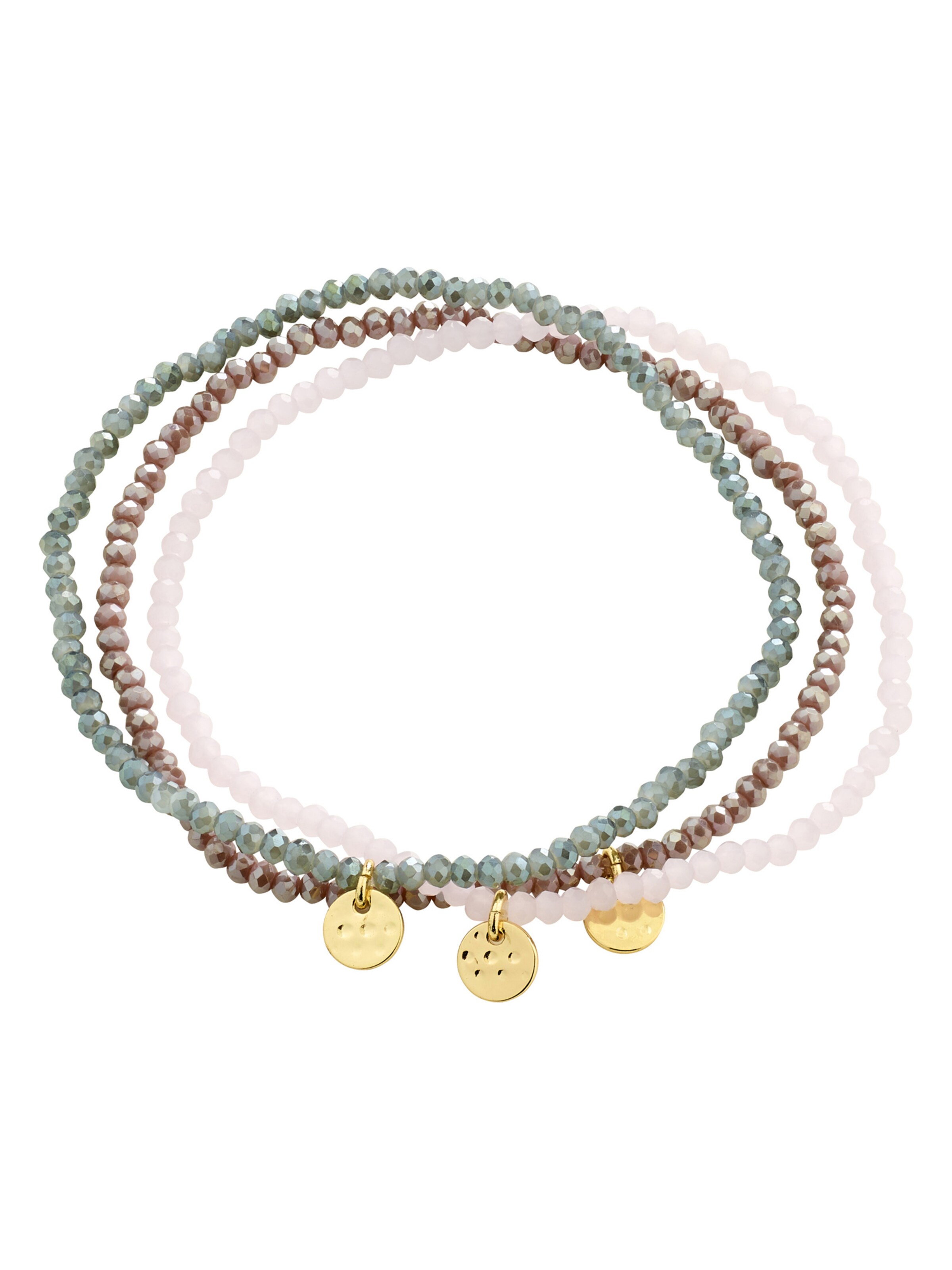 Braccialetto ' Indigo ' di Pilgrim in oro: frontale