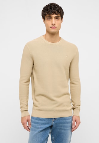 MUSTANG Pullover 'Elliot' in Beige: Vorderseite