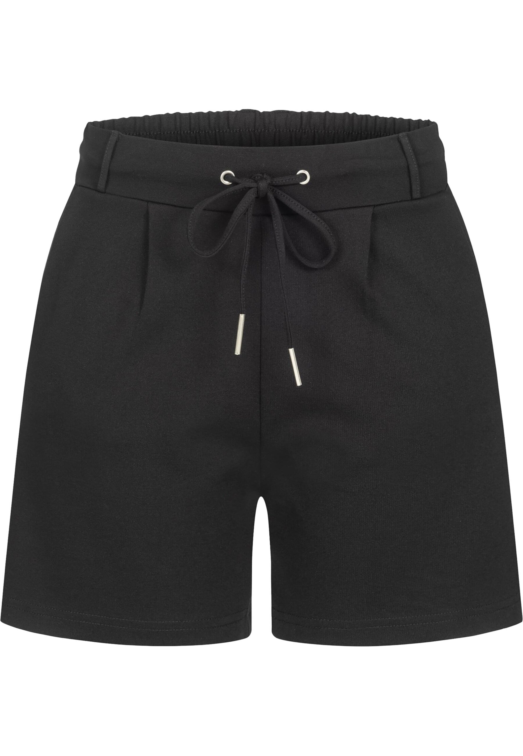Cloud5ive Slimfit Shorts in Schwarz: Vorderseite