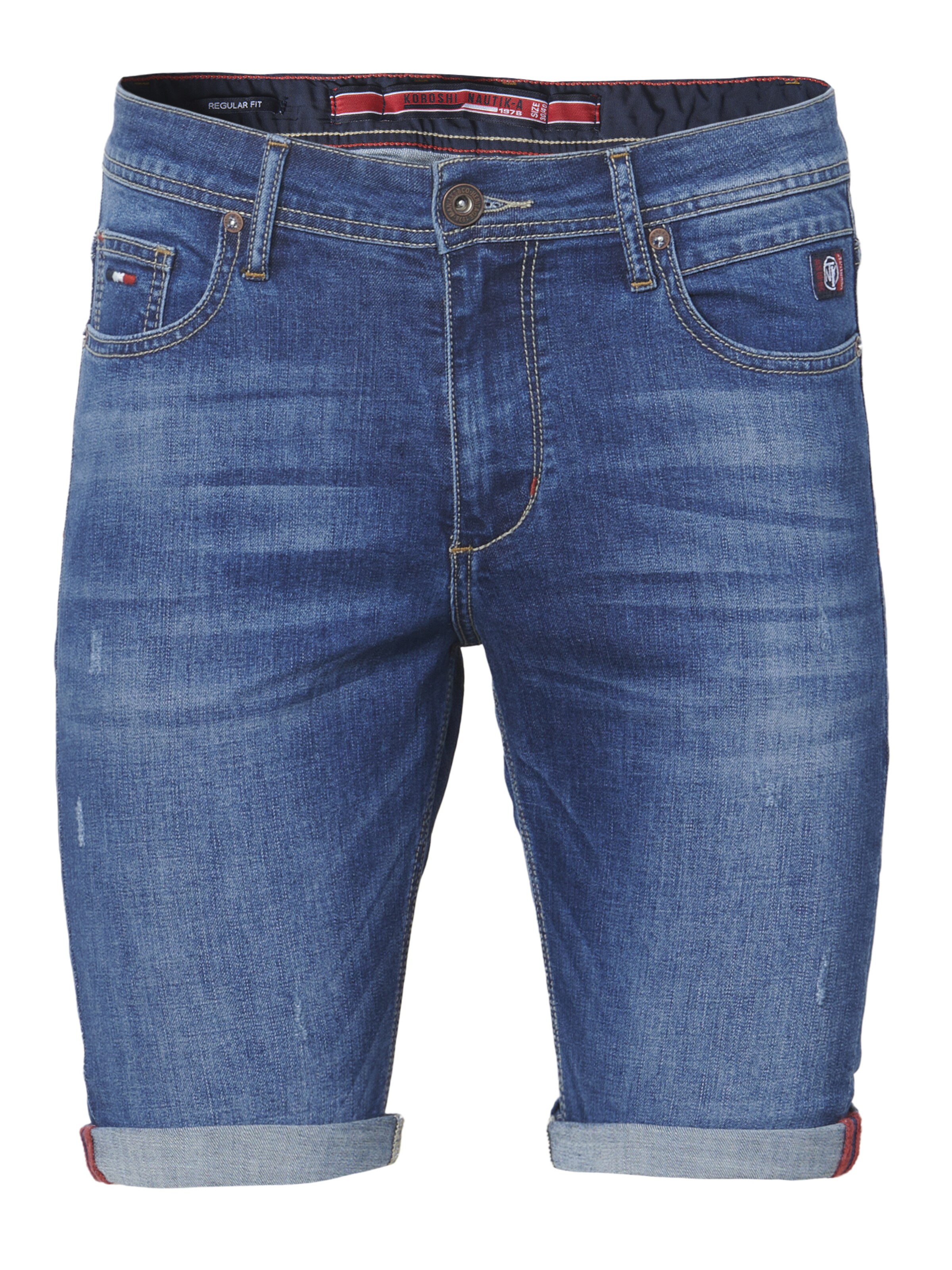 mėlyna KOROSHI Standartinis Džinsai: priekis