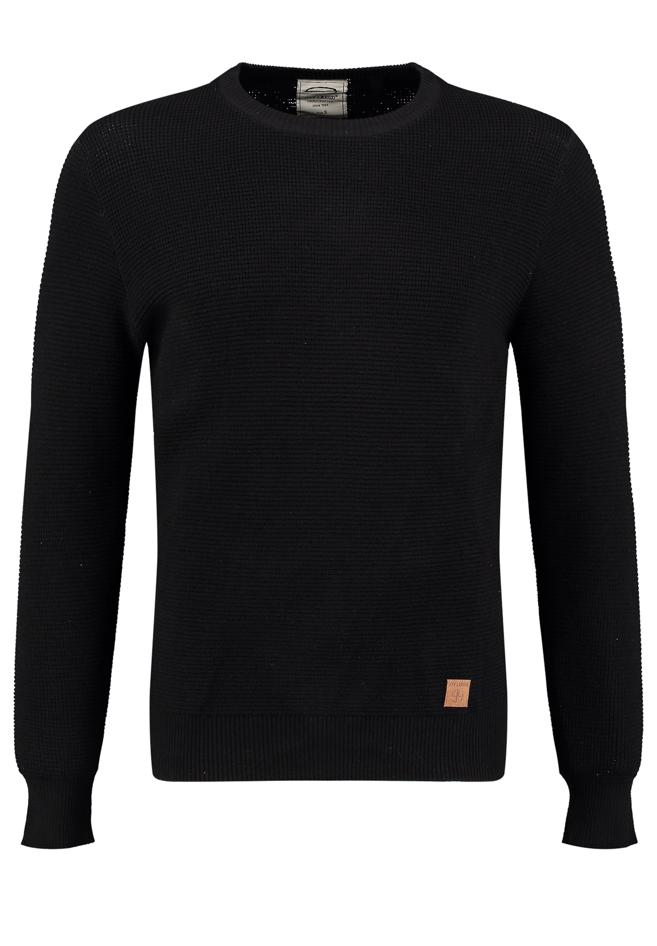 Key Largo - Pullover 'KLEverton' em preto: frente