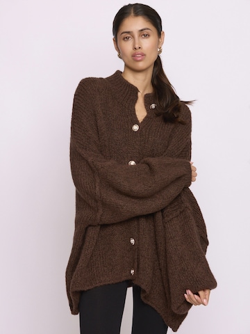 Lilavie Strickjacke 'Lolaa' in Braun