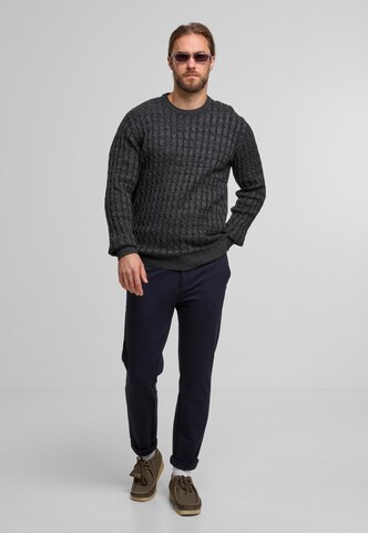 INDICODE JEANS Pullover 'Trevin' in Grau