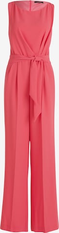 Tuta jumpsuit di Vera Mont in rosso: frontale