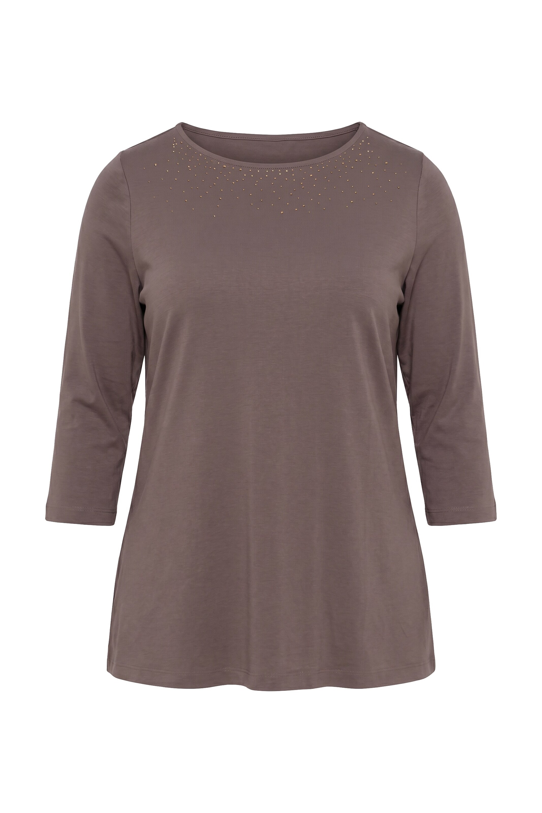 Ulla Popken Shirt in Grau: Vorderseite